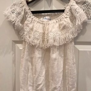 Walker & Wade Kauai top white size xs